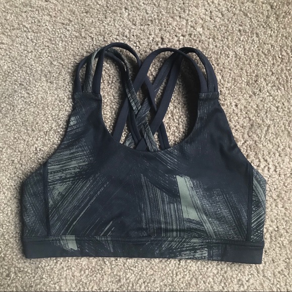 Lululemon All Sport Bra 3 Strap Sz 8 - Picture 5 of 8